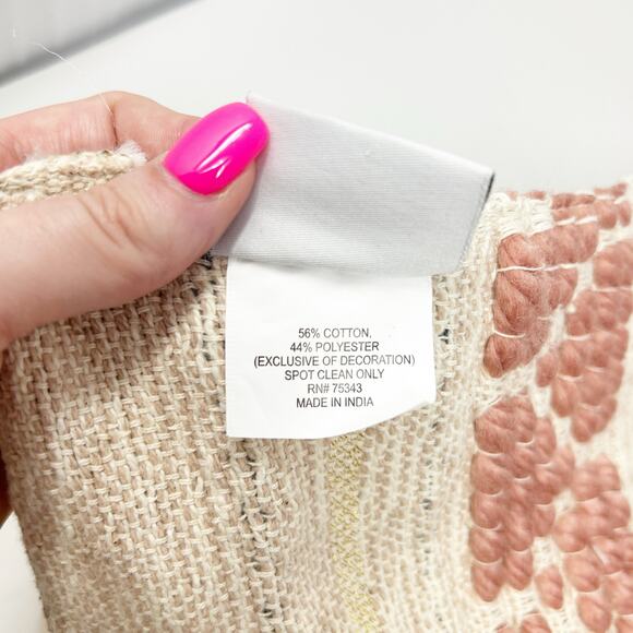 London Kaye Hand Woven Textured Bohemian Hippie Decorative Throw Afghan Blanket - Picture 6 of 6